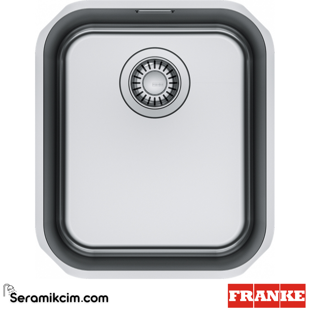 Franke Smart SRX 110-34 Tezgahaltı Dikdörtgen 368x428mm Paslanmaz Çelik Eviye İnox 122.0736.152