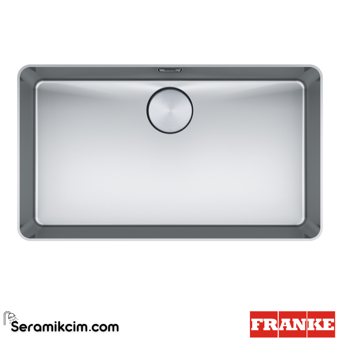 Franke Mythos MYX 210-70 Tezgahüstü-Tezgaha Sıfır Dikdörtgen 712x412mm Paslanmaz Çelik Eviye İnox 127.0655.174