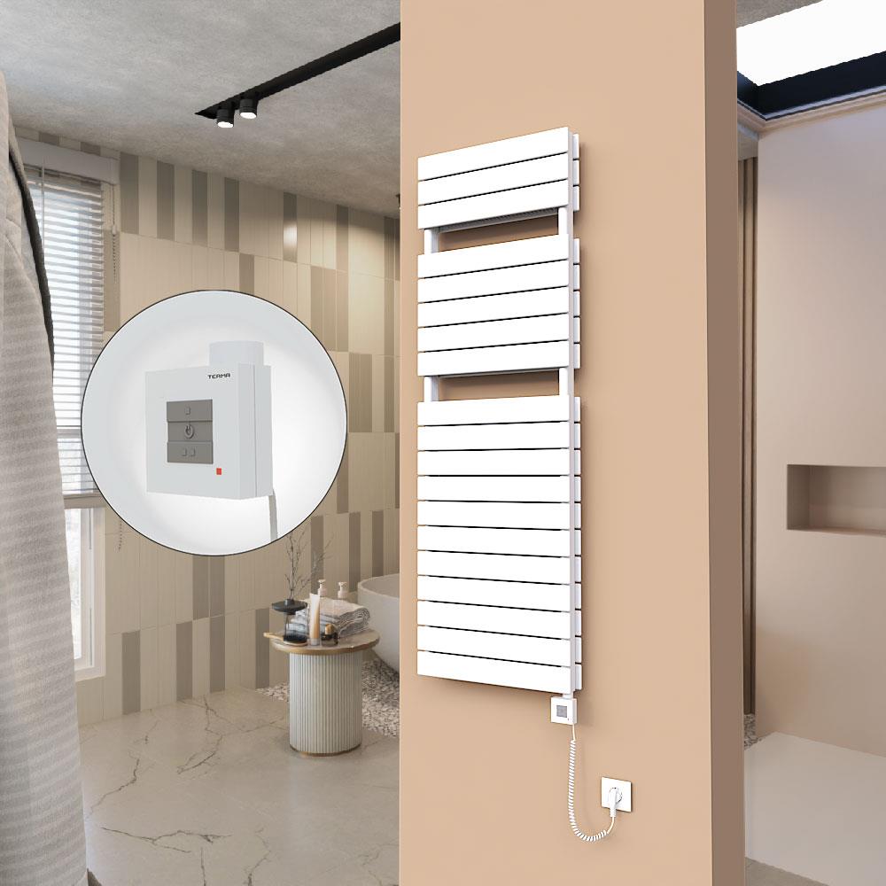 21H Elektrikli Havlupan 500x1550 Beyaz Ktx1 1000 Watt Spiral Kablolu