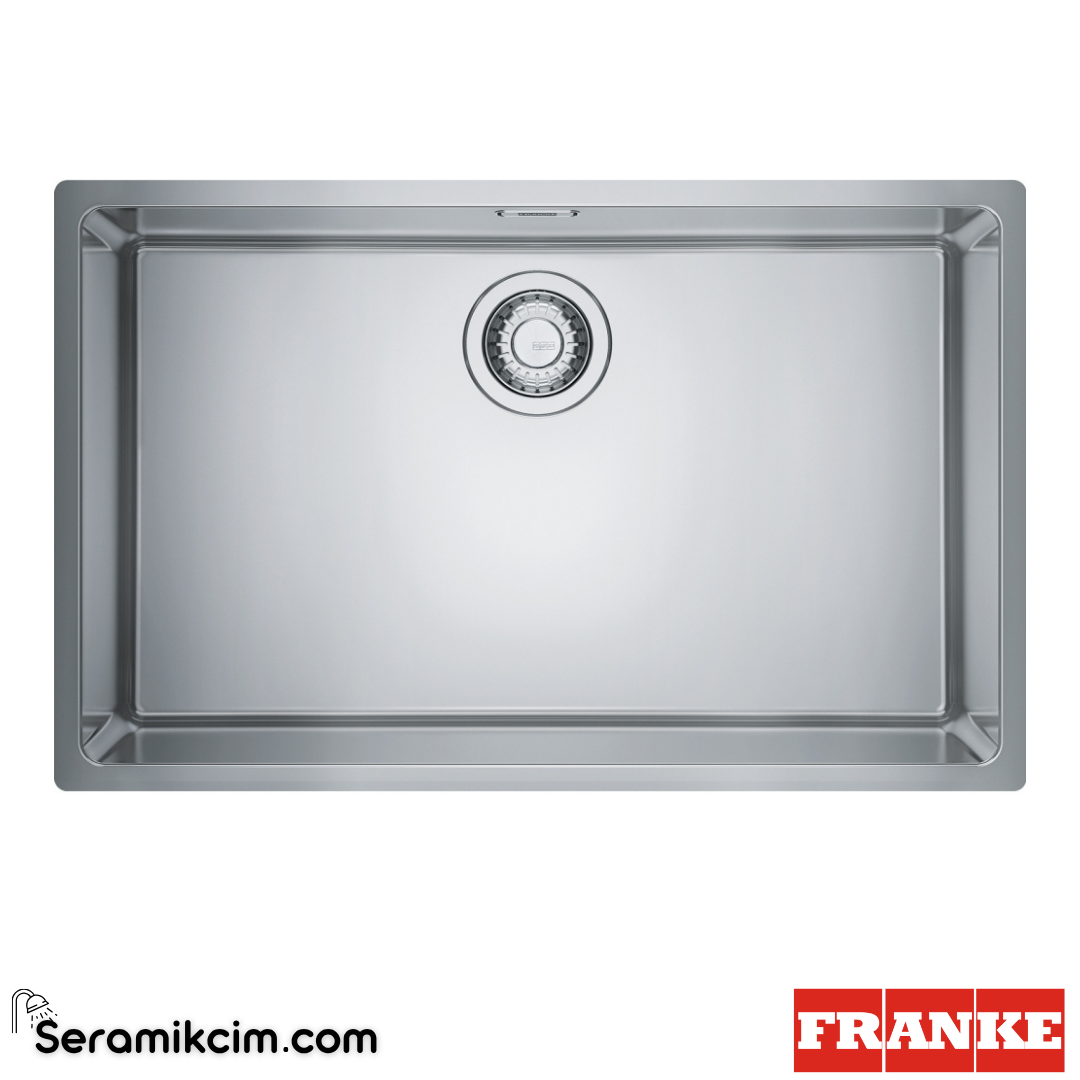 Franke Maris MRX 110-70 Tezgahaltı Dikdörtgen 740x440mm Paslanmaz Çelik Eviye İnox 122.0654.855