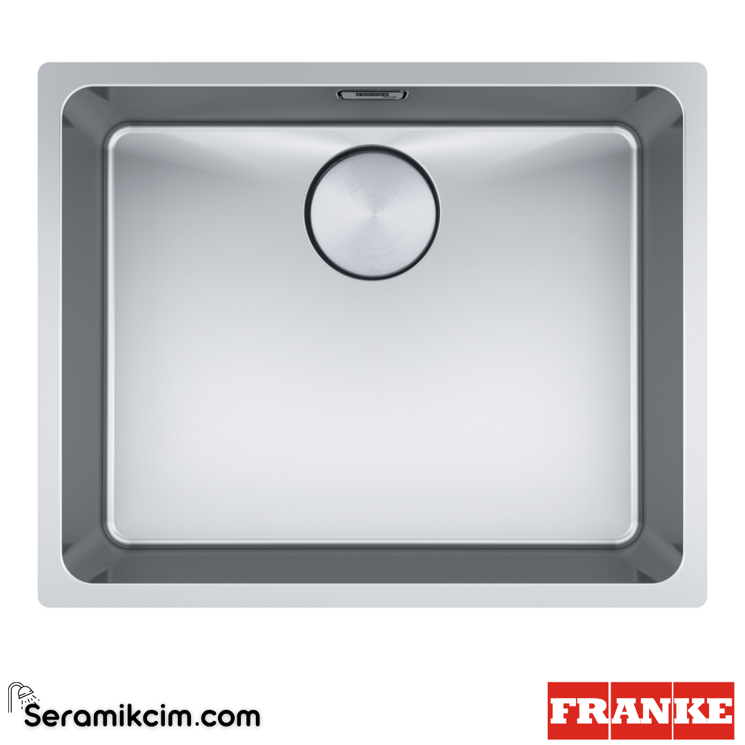 Franke Mythos MYX 110-50 Tezgahaltı Dikdörtgen 540x440mm Paslanmaz Çelik Eviye İnox 122.0654.857