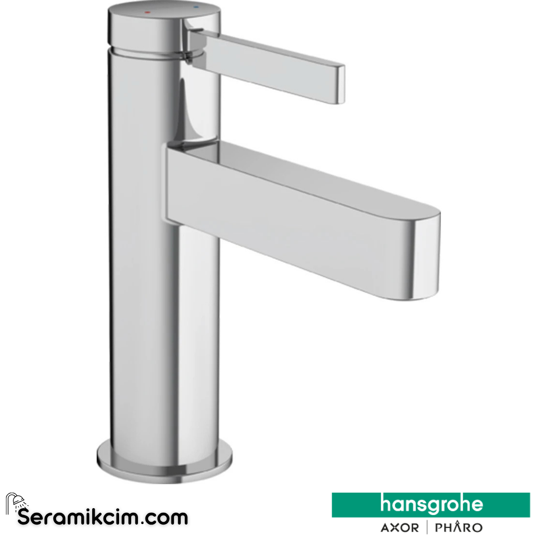 Hansgrohe Finoris Lavabo Bataryası 100 Bas-Aç Gider Seti İle Krom 76010000