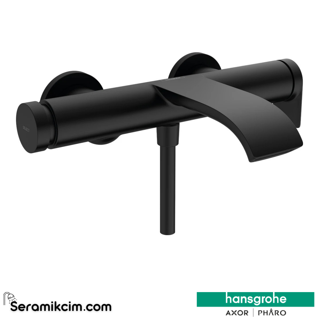 Hansgrohe Vivenis Banyo Bataryası Montaj Mat Siyah 75420670