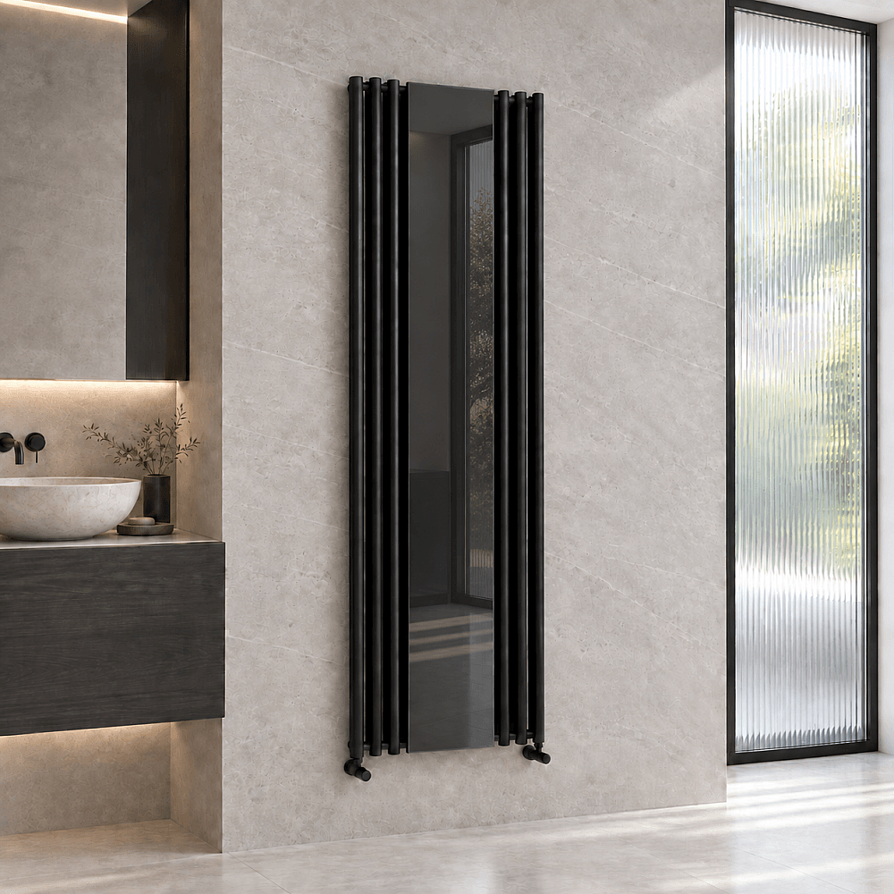Bahama Dekoratif Radyatör 540x1760 Siyah