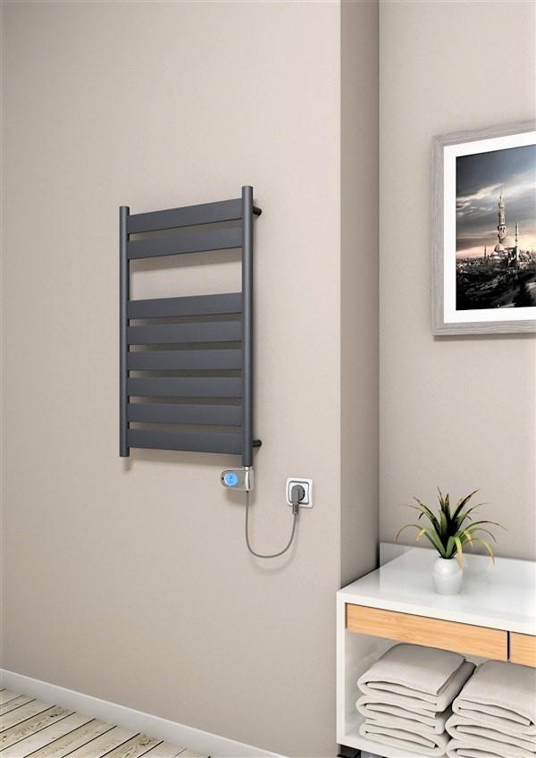 Bora Bora Elektrikli Havlupan 300 Watt 500x800 Antrasit (Musa Termostat)