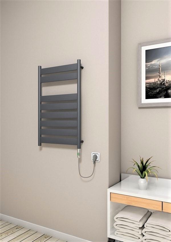 Bora Bora Elektrikli Havlupan 300 Watt 500x800 Antrasit (On/Off Düğmeli)