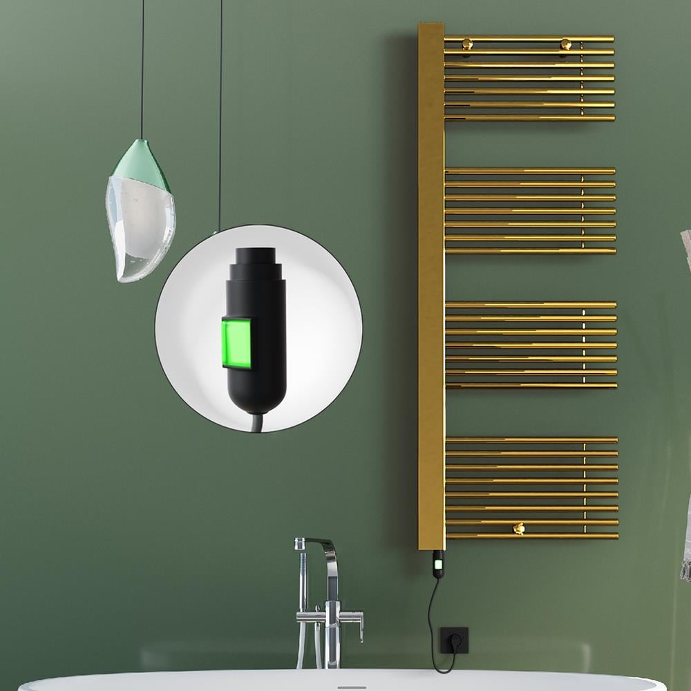 MALE Elektrikli Havlupan 600x1600  Altın (On/Off Düğmeli) 600W
