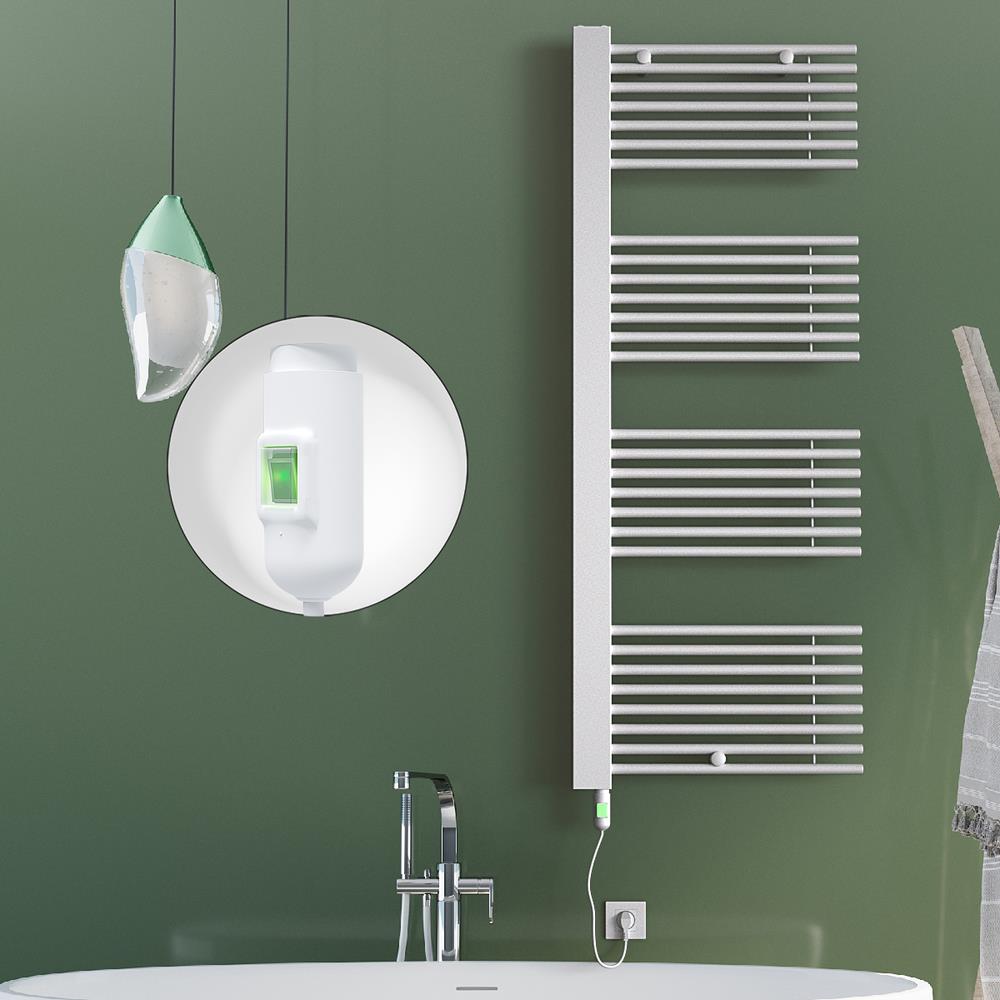 MALE Elektrikli Havlupan 600x1600  Beyaz (On/Off Düğmeli) 900W