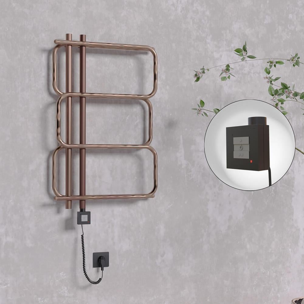 MATSU Elektrikli Havlupan 540x884  Bakır Eskitme (KTX1 Termostat) 200W Spiral Kablolu