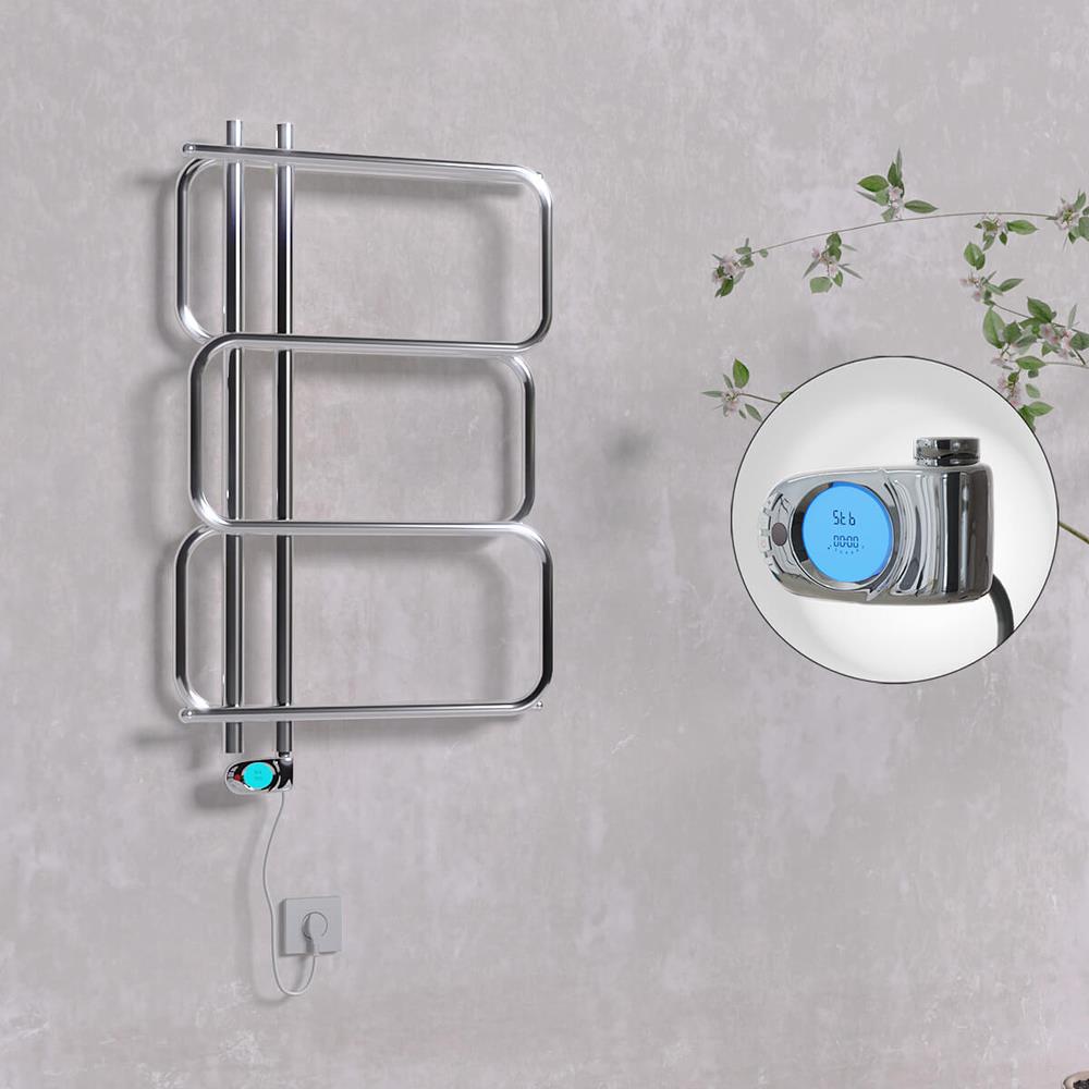 MATSU Elektrikli Havlupan 540x884  Krom (Musa Termostat) 200W