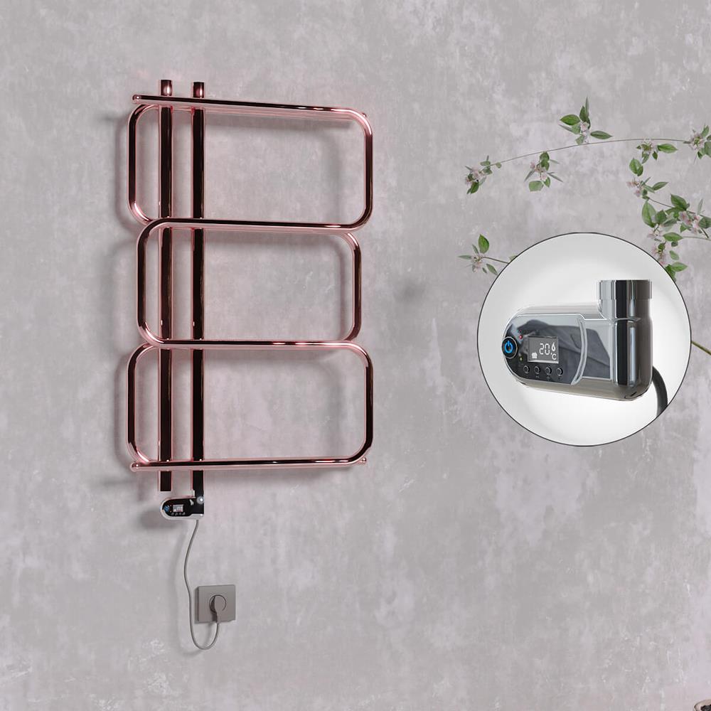MATSU Elektrikli Havlupan 540x884  Rose Gold (Thesis Termostat) 200W