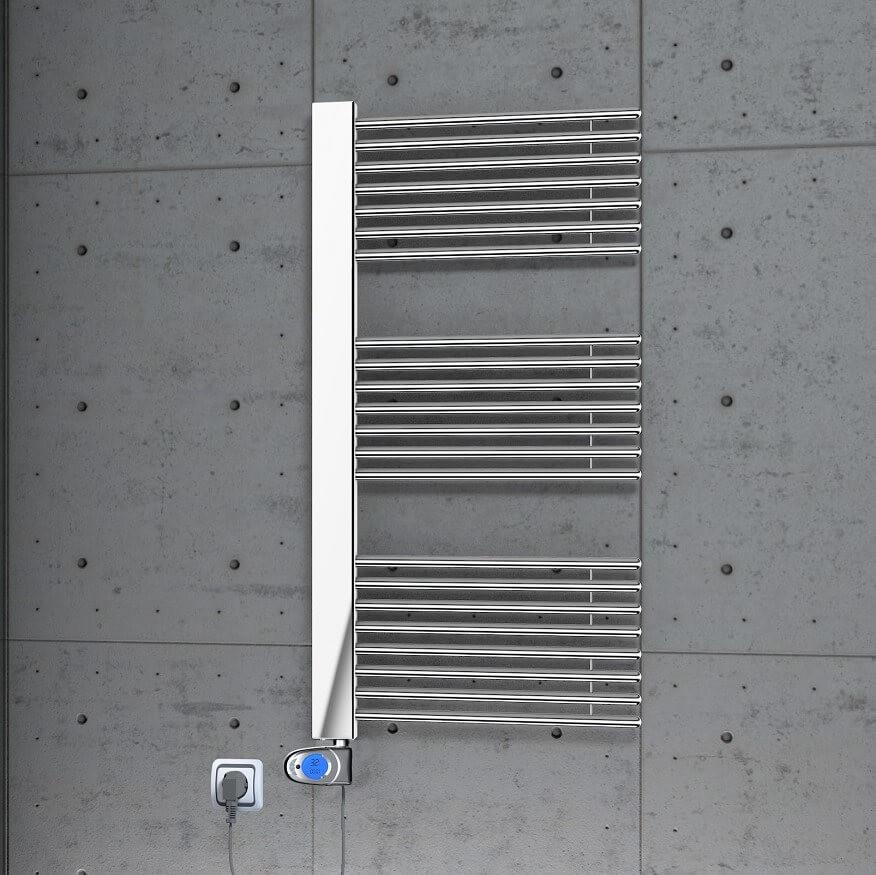 Male Elektrikli Havlupan 600x1190 Krom (Musa Termostat) 600 Watt