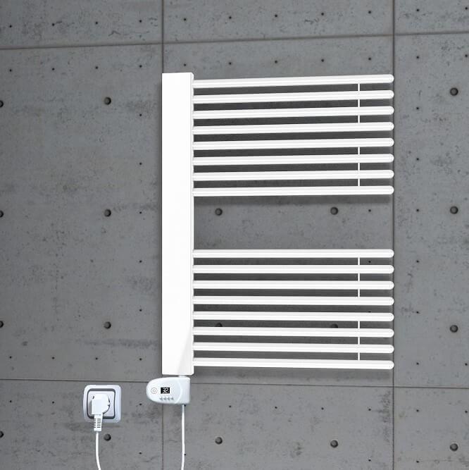 Male Elektrikli Havlupan 600x800 Beyaz (Thesis Termostat) 600 Watt