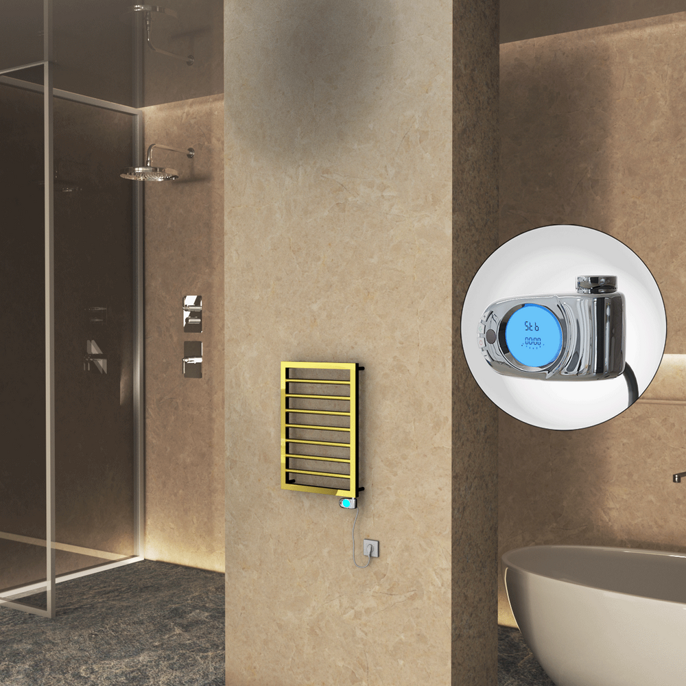 NAXOS Elektrikli Havlupan 450x655 Altın  (Musa Termostat) 200W