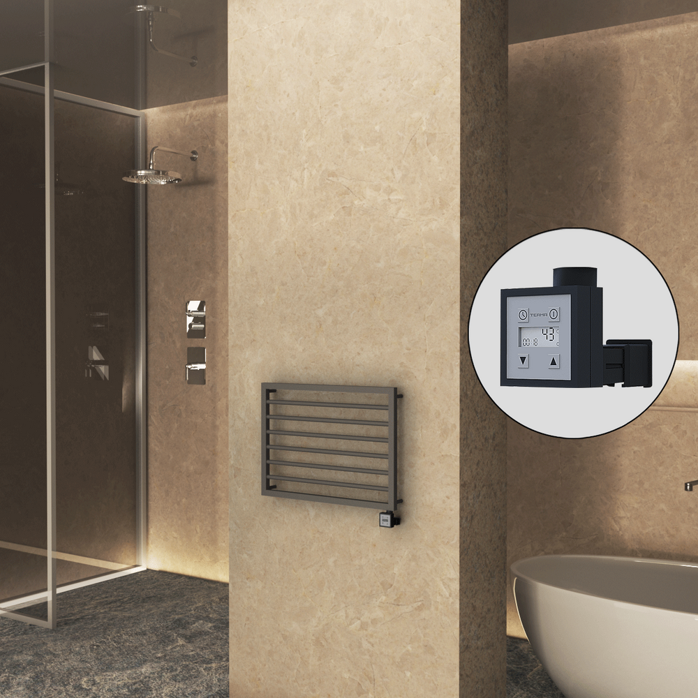 NAXOS Elektrikli Havlupan 800x578 Terra Matt  Texture (KTX3 Termostat) 300W