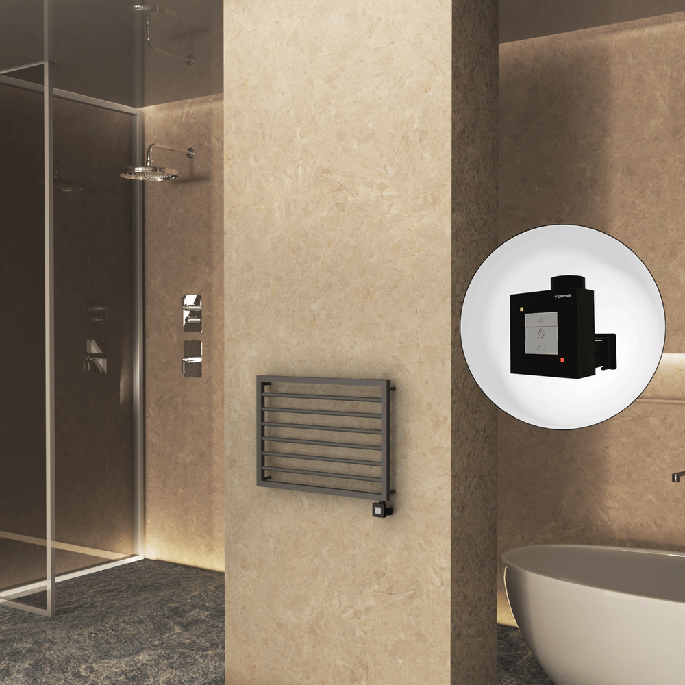 NAXOS Elektrikli Havlupan 800x578 Terra Matt  Texture (KTX1 Termostat) 300W