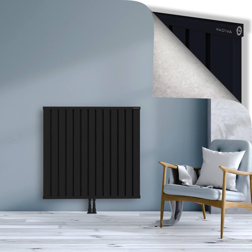 OBI Dekoratif Alüminyum Radyatör 1000x1044 Siyah