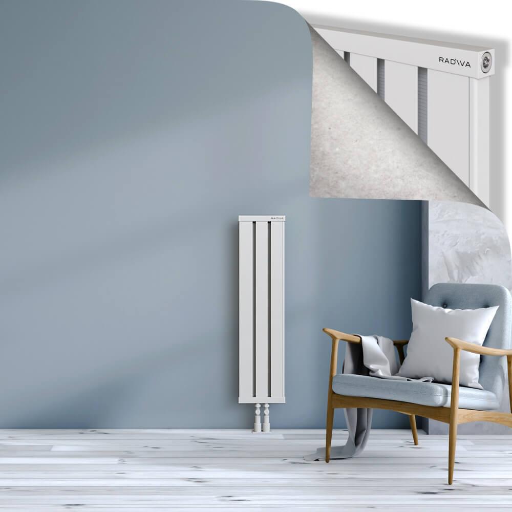 OBI Dekoratif Alüminyum Radyatör 1000x244 Beyaz