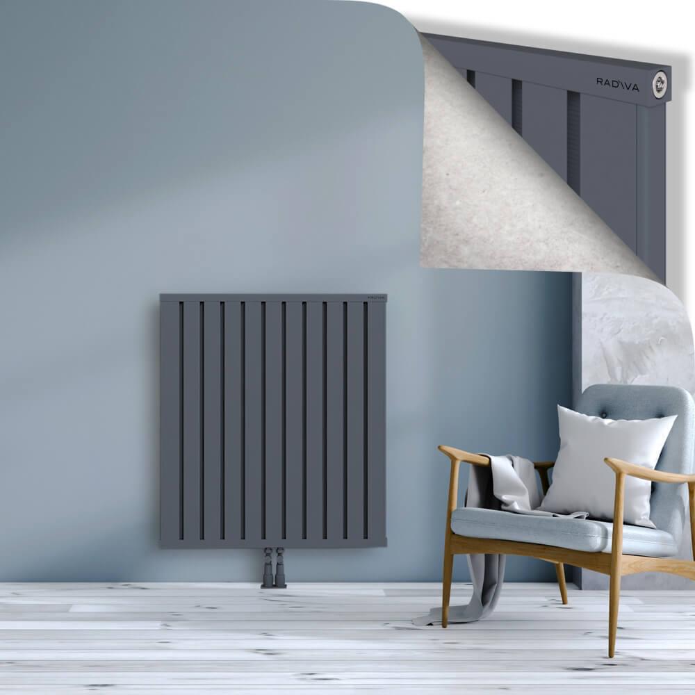OBI Dekoratif Alüminyum Radyatör 1000x884 Antrasit