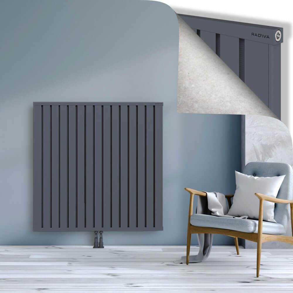OBI Dekoratif Alüminyum Radyatör 1200x1204 Antrasit