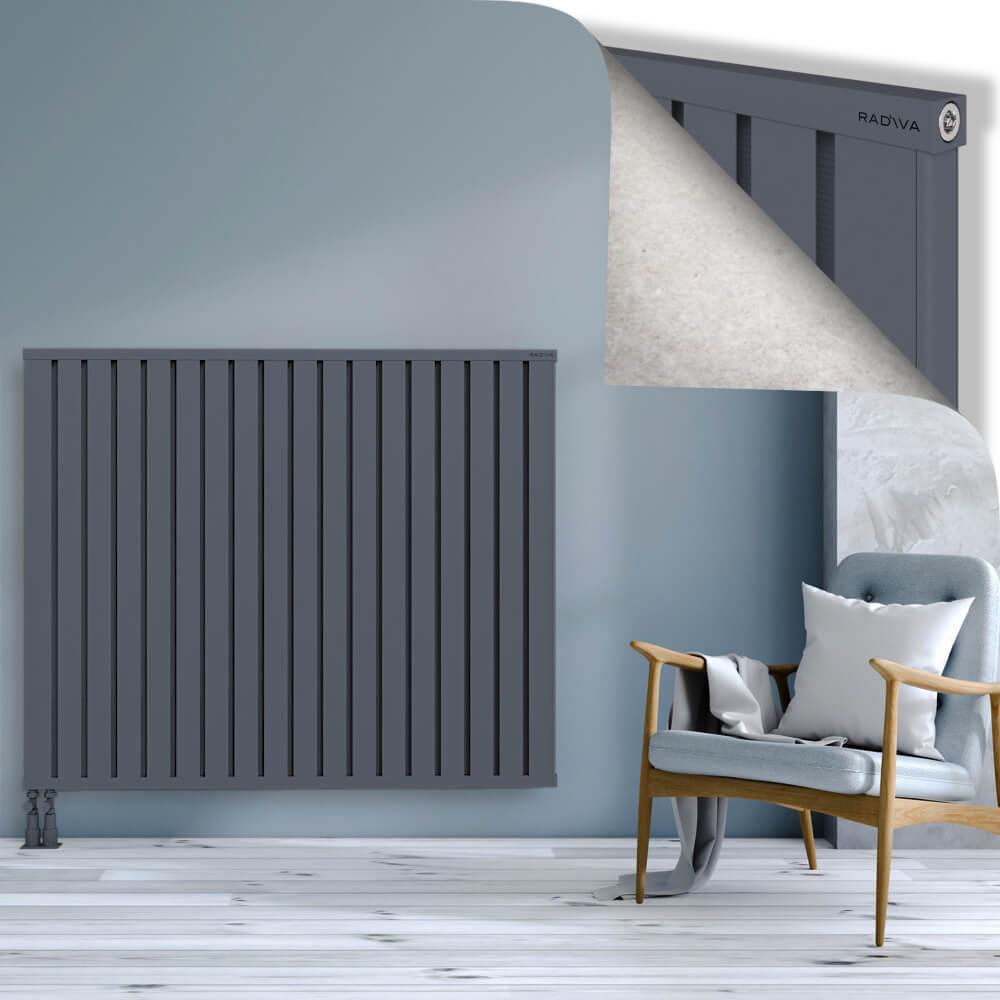 OBI Dekoratif Alüminyum Radyatör 1200x1444 Antrasit