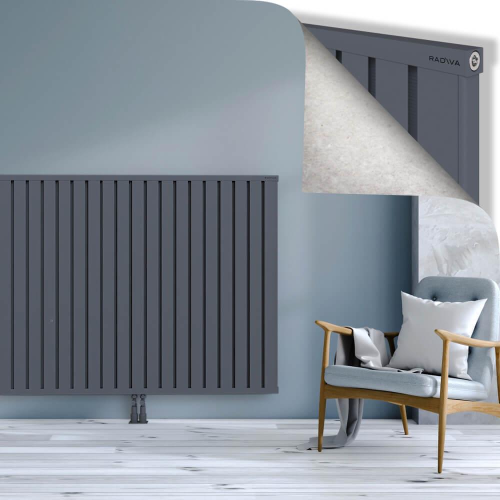 OBI Dekoratif Alüminyum Radyatör 1200x2484 Antrasit