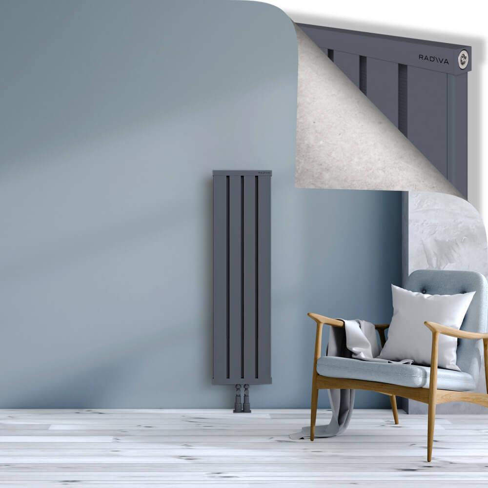 OBI Dekoratif Alüminyum Radyatör 1200x324 Antrasit