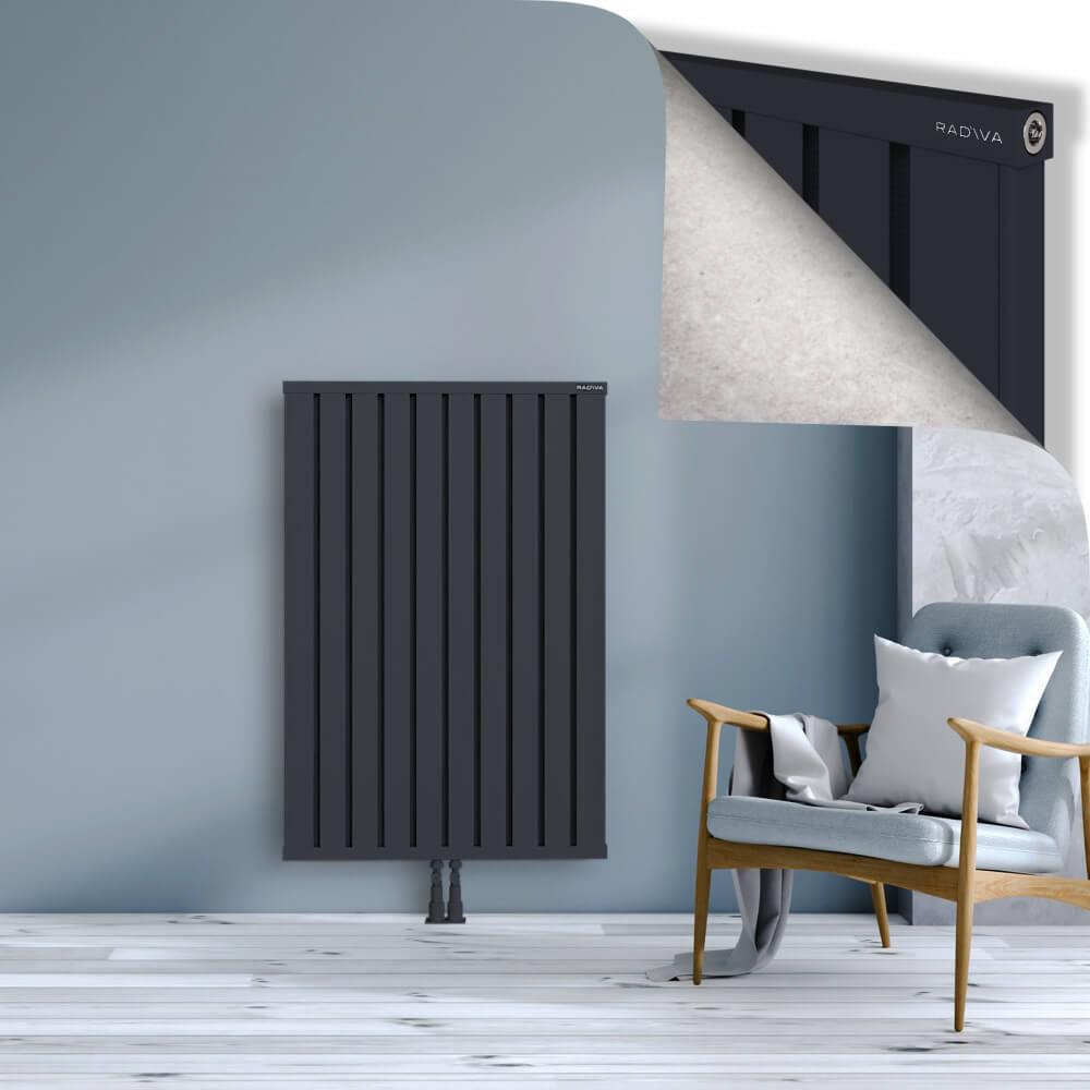 OBI Dekoratif Alüminyum Radyatör 1200x804 Koyu Antrasit
