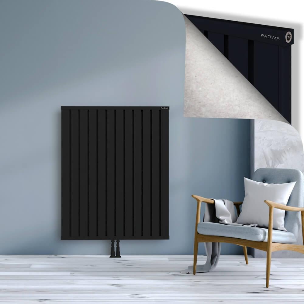 OBI Dekoratif Alüminyum Radyatör 1200x964 Siyah