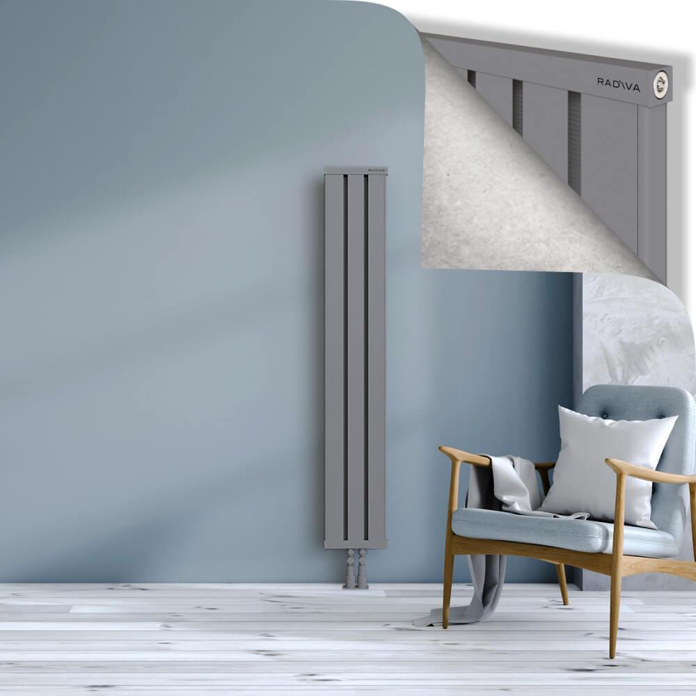 OBI Dekoratif Alüminyum Radyatör 1500x244 Gri