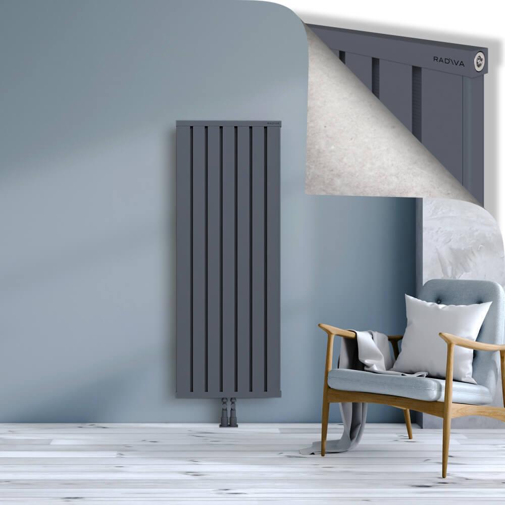OBI Dekoratif Alüminyum Radyatör 1500x564 Antrasit
