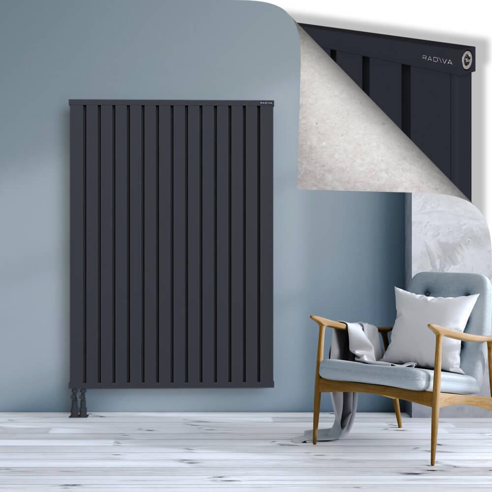 OBI Dekoratif Alüminyum Radyatör 1600x1124 Koyu Antrasit