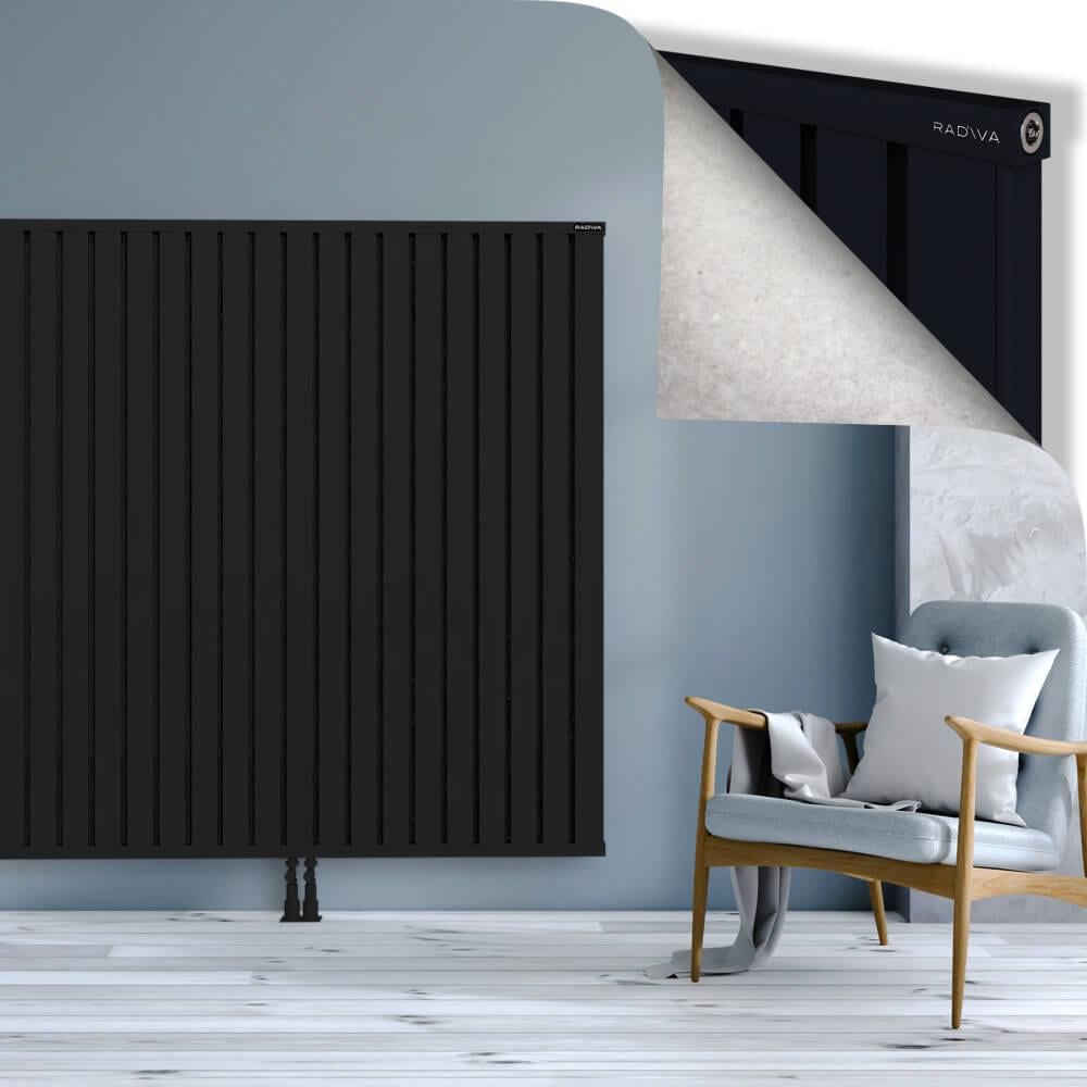 OBI Dekoratif Alüminyum Radyatör 1600x2644 Siyah
