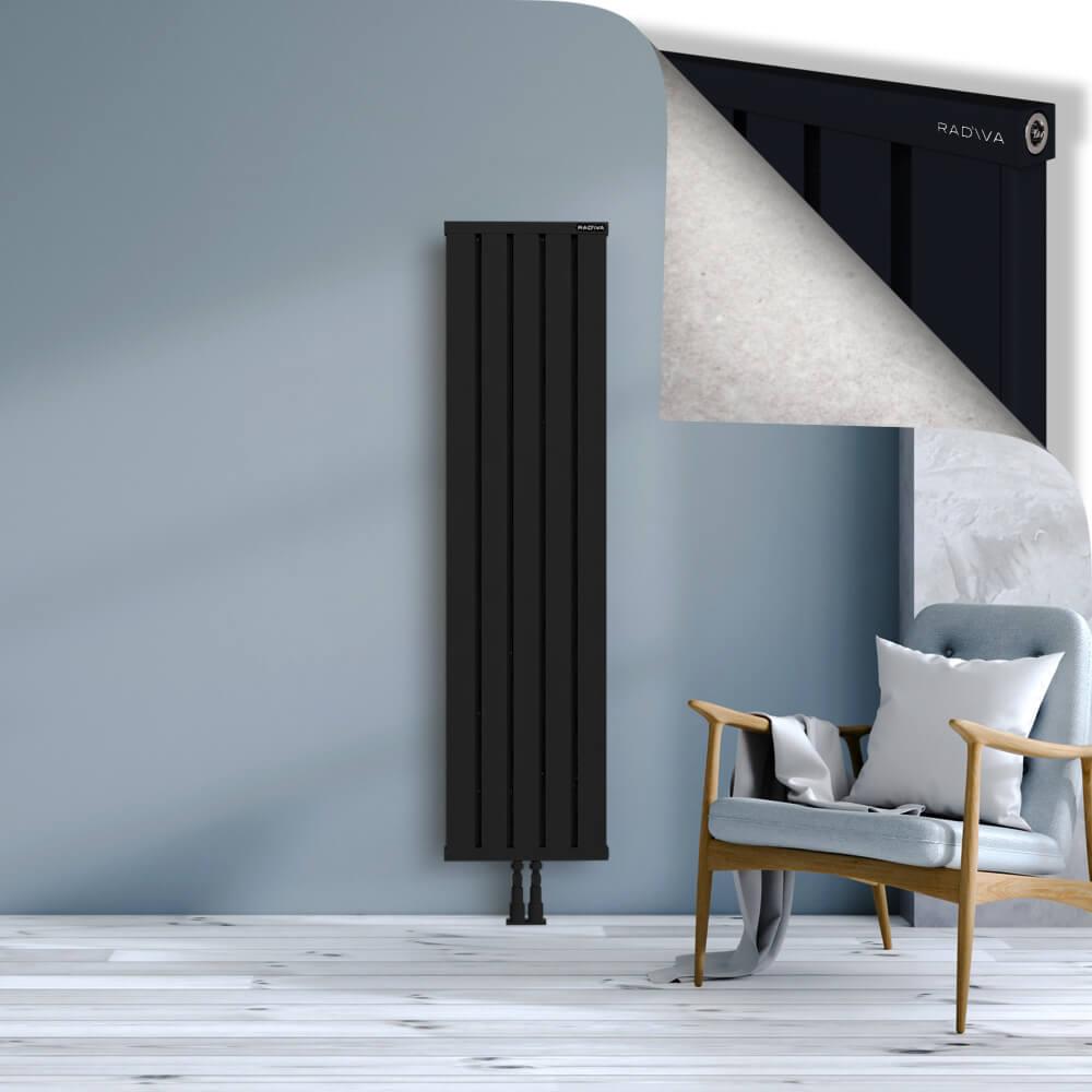 OBI Dekoratif Alüminyum Radyatör 1600x404 Siyah