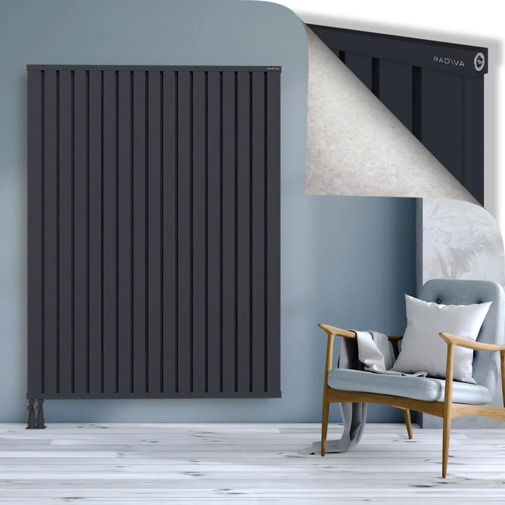 OBI Dekoratif Alüminyum Radyatör 1800x1364 Koyu Antrasit