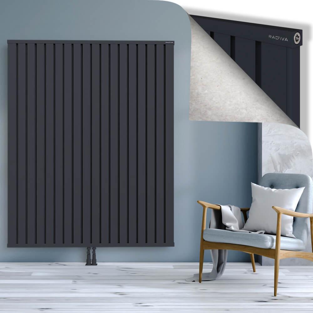 OBI Dekoratif Alüminyum Radyatör 1800x1444 Koyu Antrasit