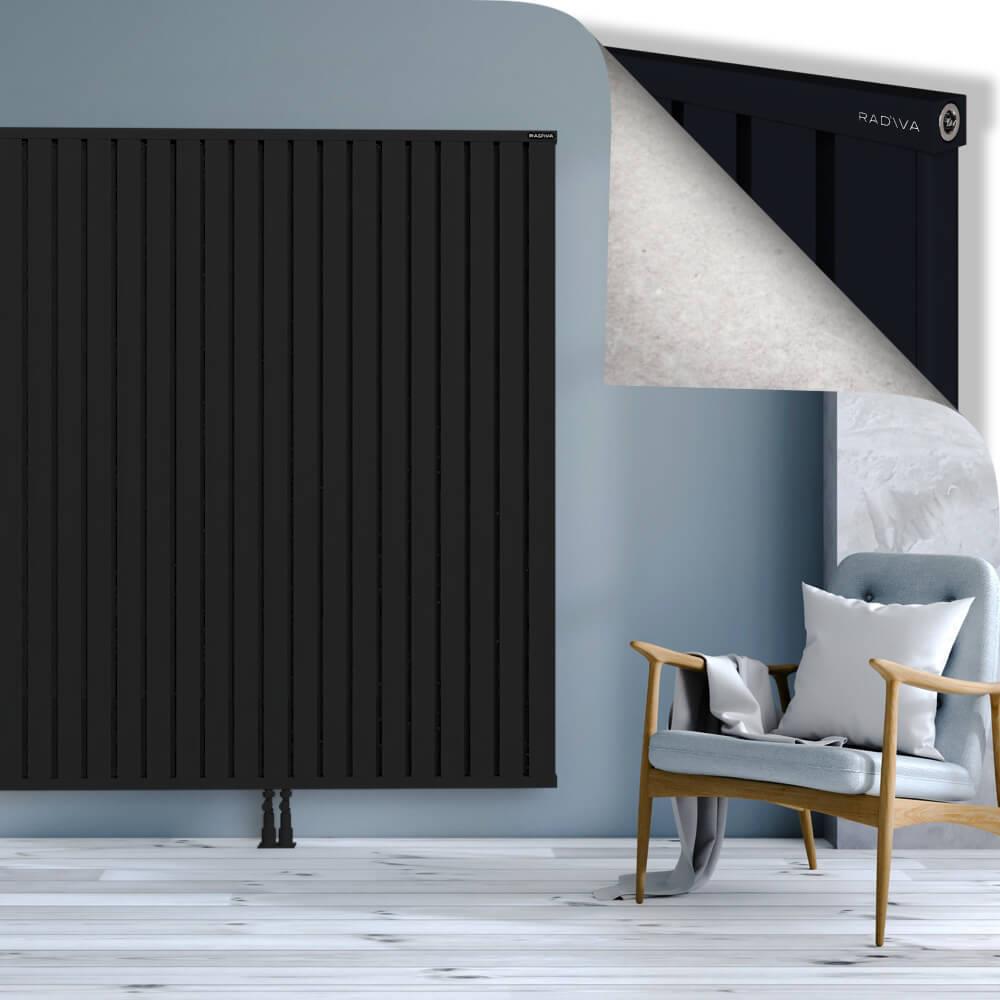 OBI Dekoratif Alüminyum Radyatör 1800x1684 Siyah