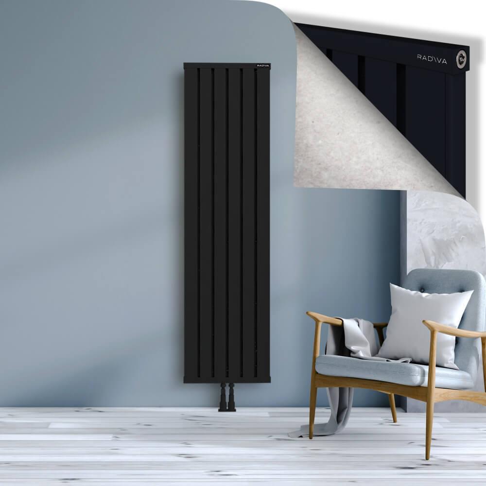 OBI Dekoratif Alüminyum Radyatör 1800x484 Siyah