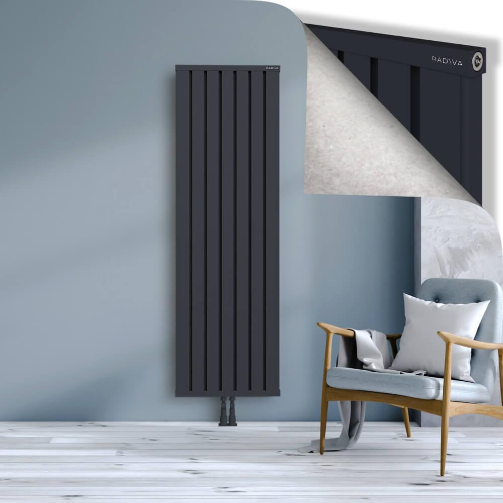 OBI Dekoratif Alüminyum Radyatör 1800x564 Koyu Antrasit