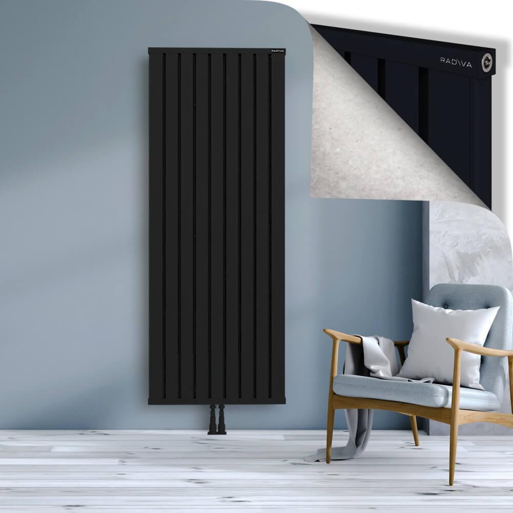 OBI Dekoratif Alüminyum Radyatör 1900x724 Siyah