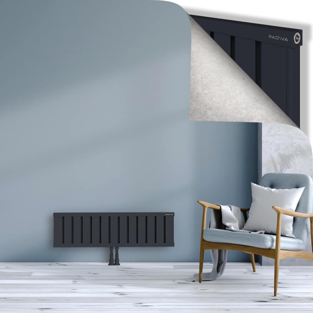 OBI Dekoratif Alüminyum Radyatör 300x1044 Koyu Antrasit