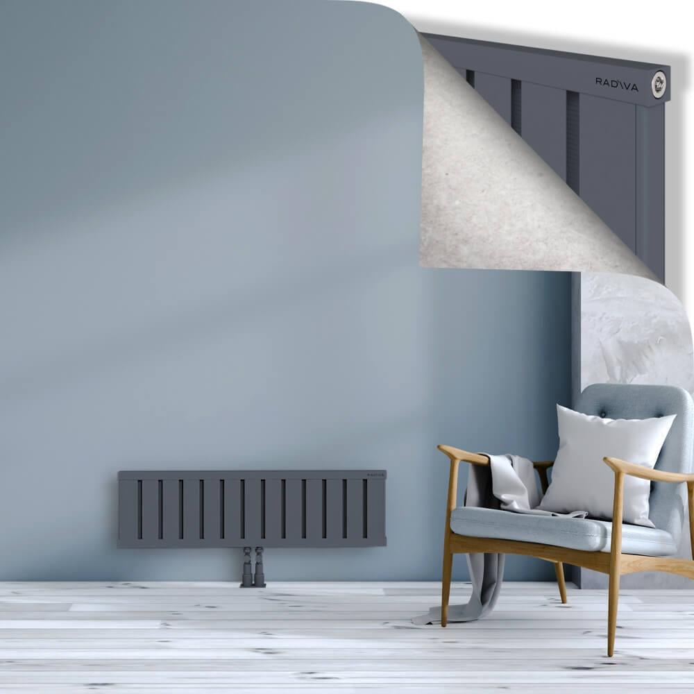 OBI Dekoratif Alüminyum Radyatör 300x1044 Antrasit