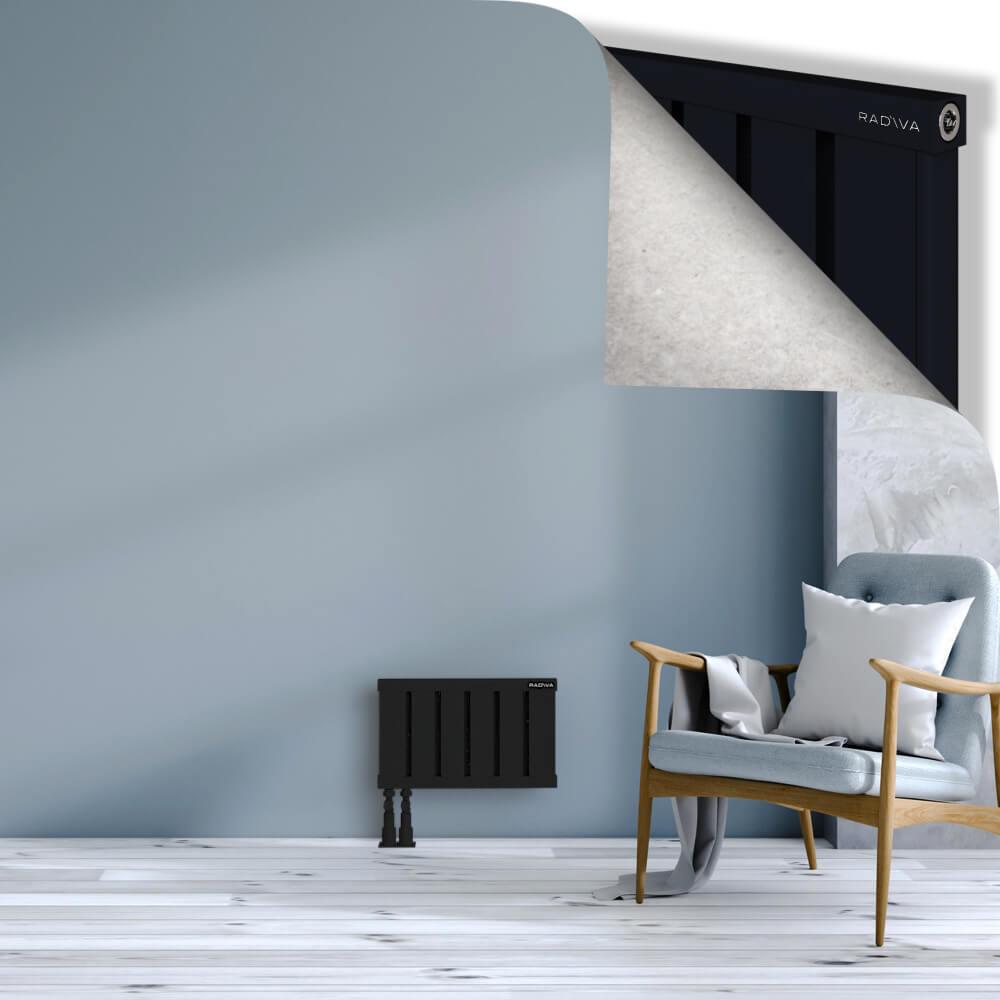 OBI Dekoratif Alüminyum Radyatör 300x484 Siyah