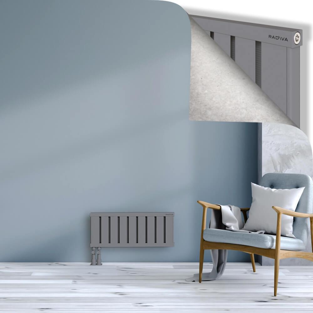 OBI Dekoratif Alüminyum Radyatör 300x724 Gri