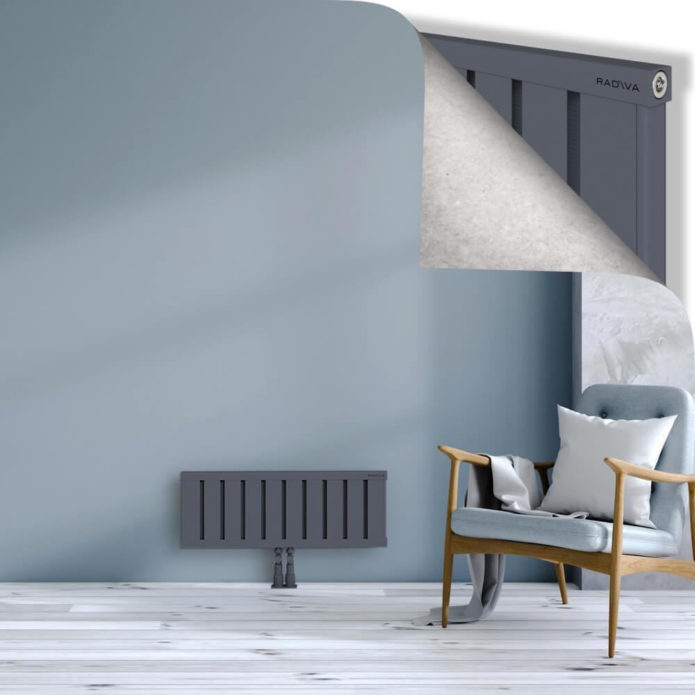 OBI Dekoratif Alüminyum Radyatör 300x804 Antrasit