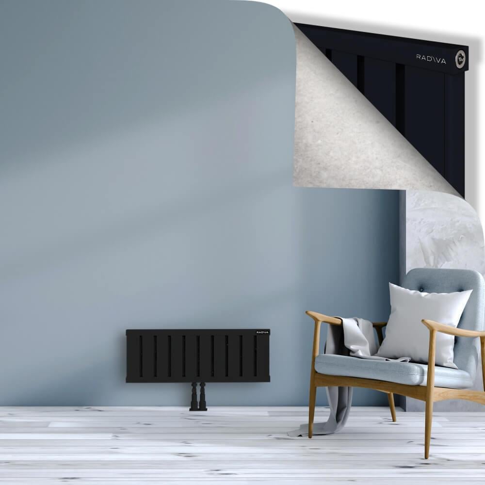 OBI Dekoratif Alüminyum Radyatör 300x804 Siyah