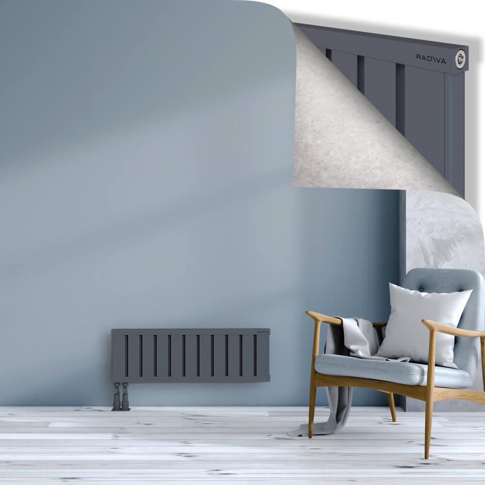 OBI Dekoratif Alüminyum Radyatör 300x884 Antrasit