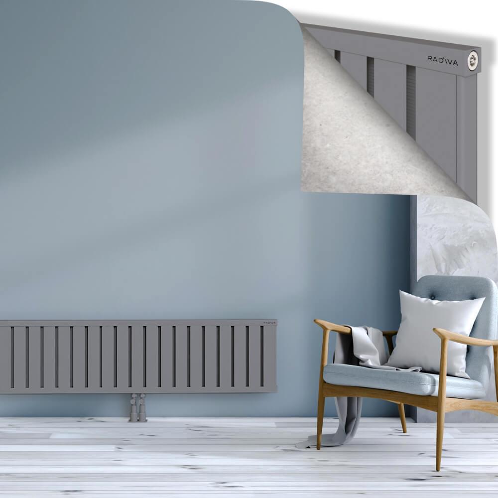 OBI Dekoratif Alüminyum Radyatör 400x1684 Gri