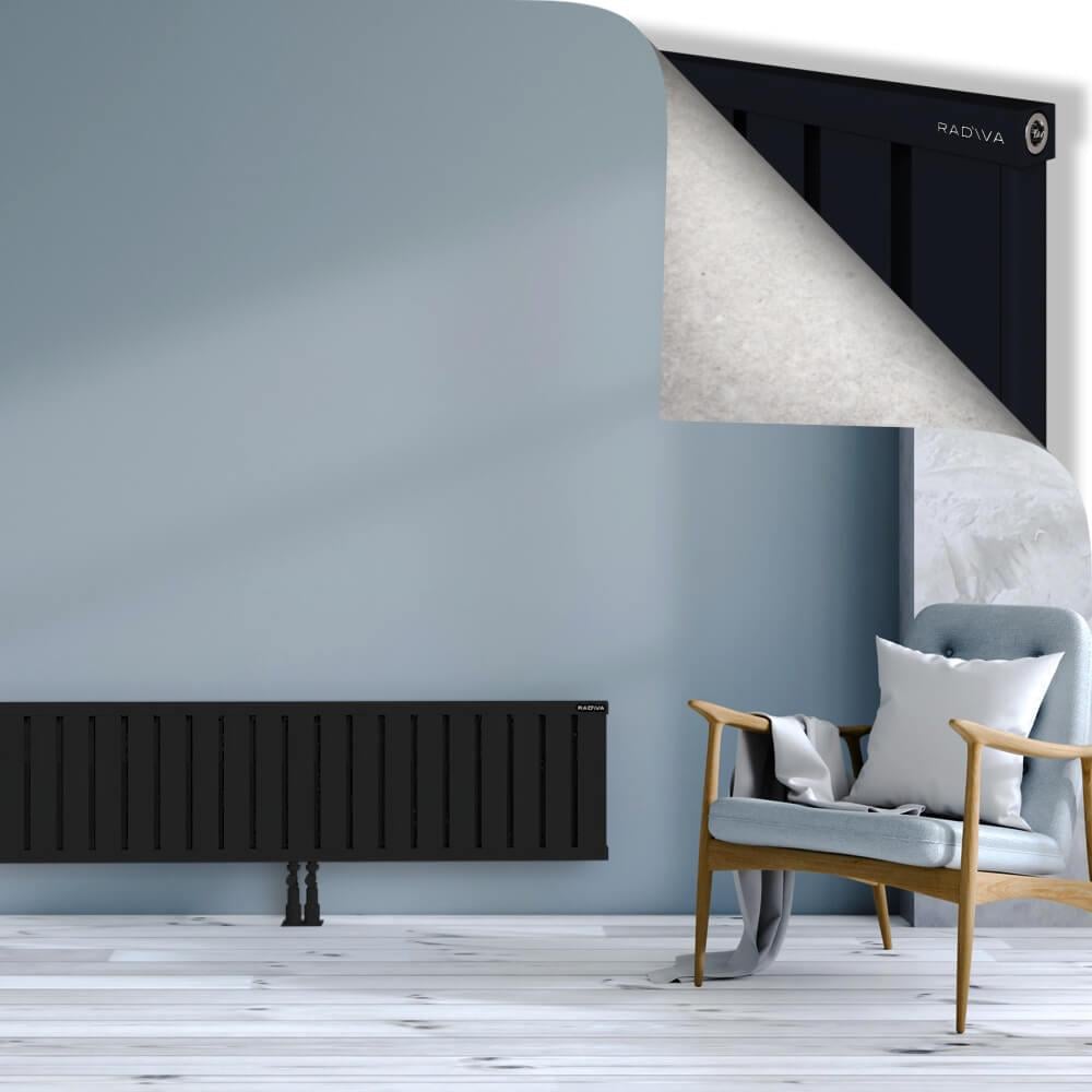 OBI Dekoratif Alüminyum Radyatör 400x2164 Siyah