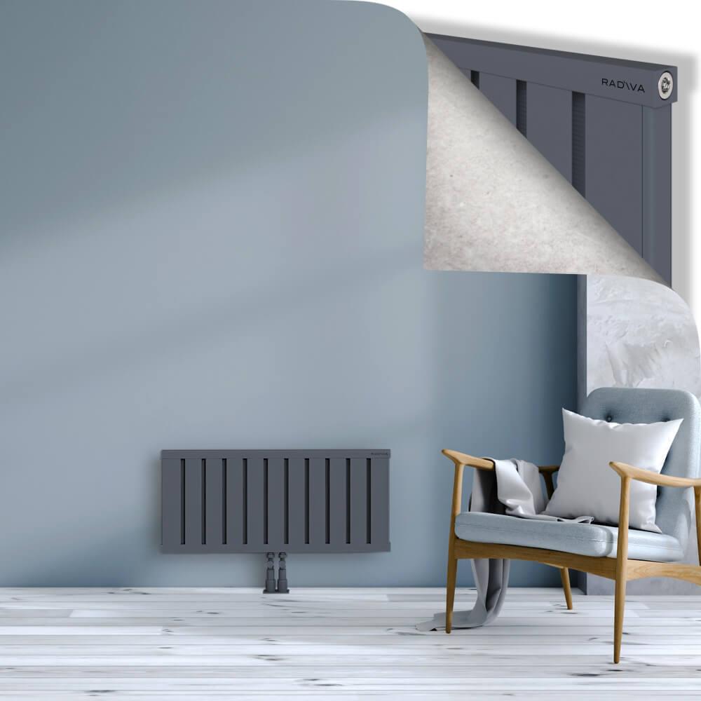 OBI Dekoratif Alüminyum Radyatör 400x884 Antrasit